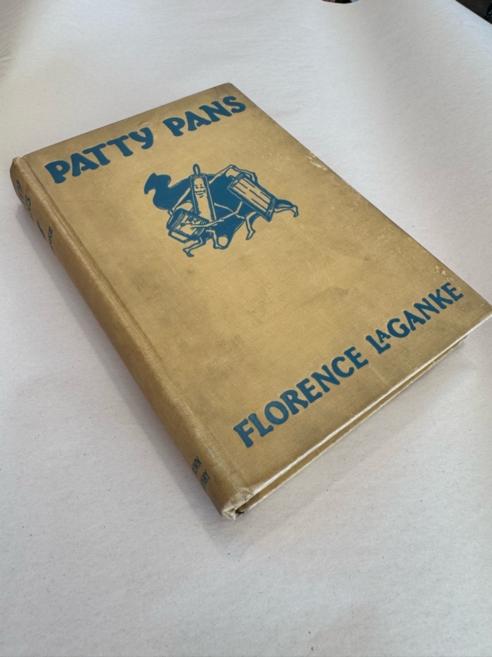 Vintage 1929 Original Author Signed Patty Pans Cooking Book By Florence LaGanke